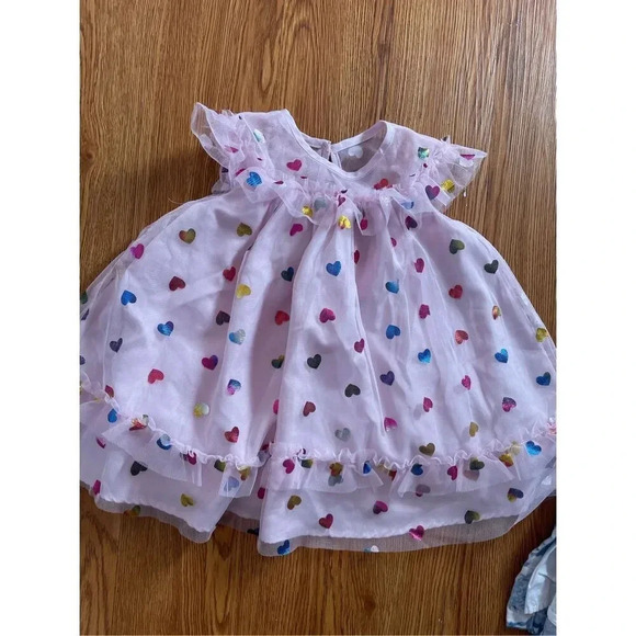 3 babygirl dresses size 6-9 months - Picture 4 of 12